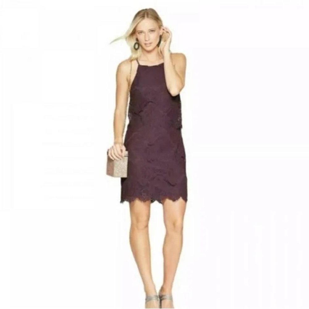 Xhilaration Purple Lace Dress
